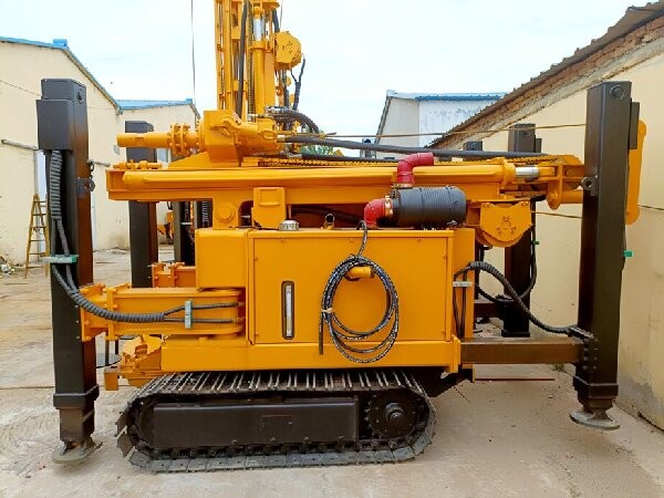 300m multi-functional crawler water well drilling rig machine with mud pump