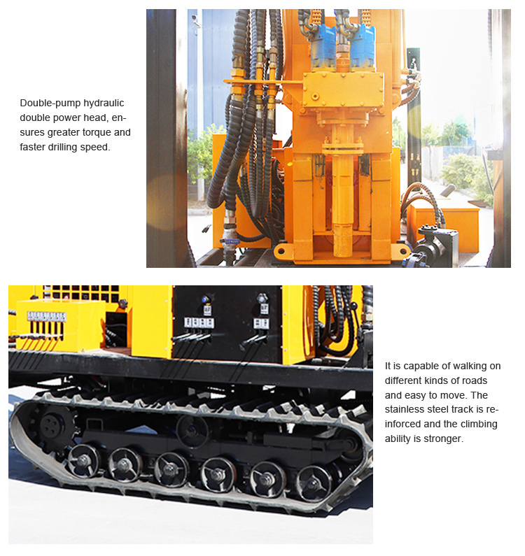 Crawler Pneumatic Water Well Drill Rig